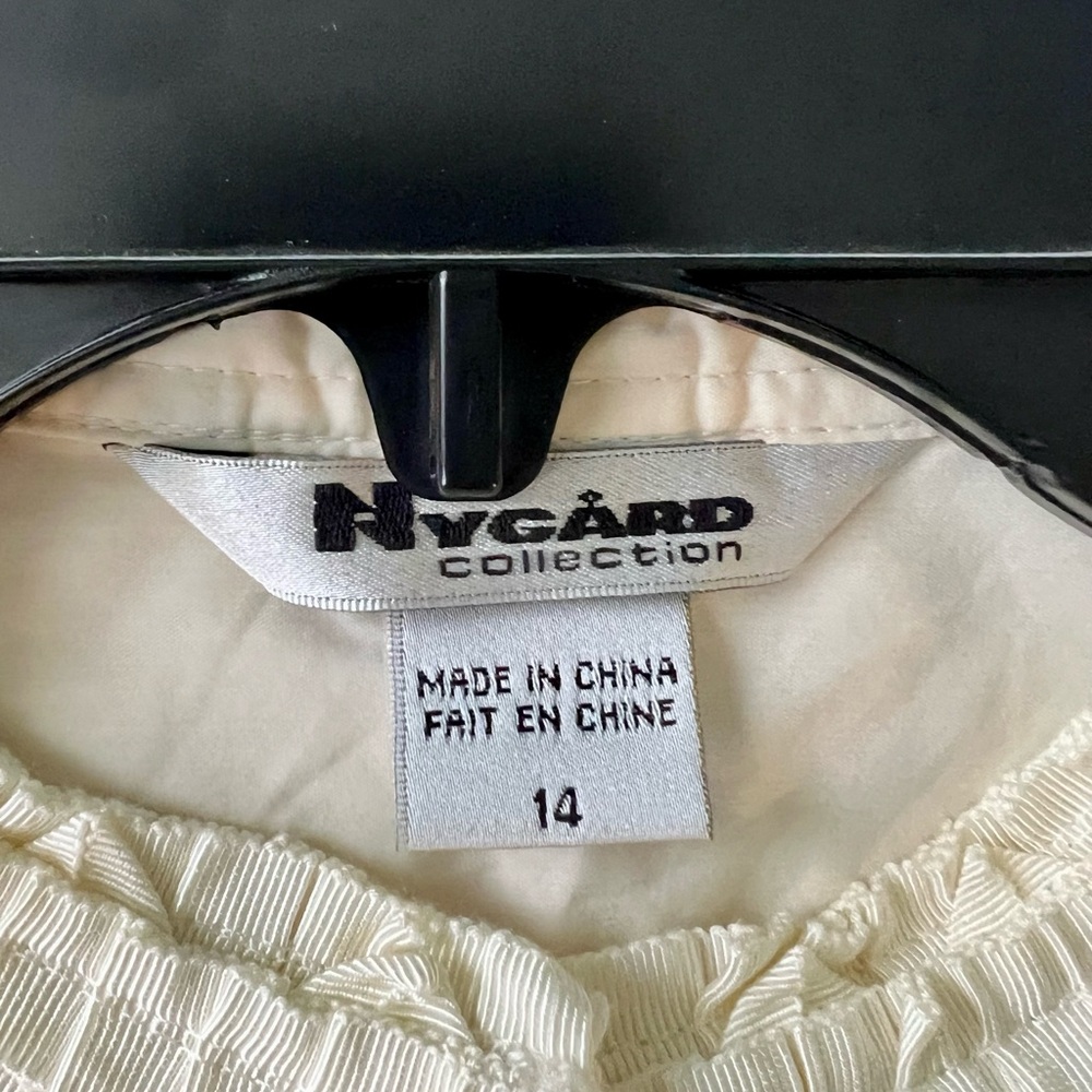 Nygaard Collection Cream Blouse - Picture 2 of 3